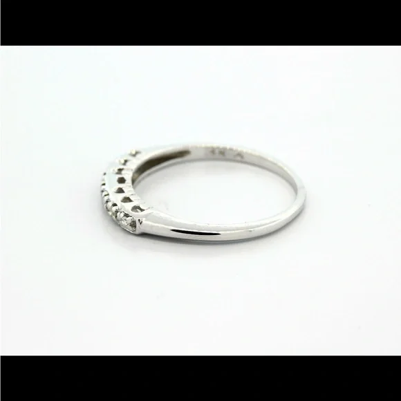 Vintage diamond half eternity band - Picture 2 of 5